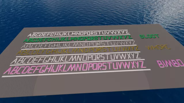 Dirty Sloot Font Pack preview