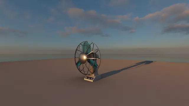 Retro Desk Fan preview