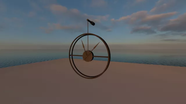 Industrial Style Clock preview