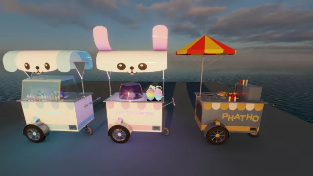 Cuties Vending Carts preview