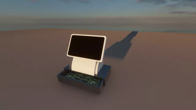 Modern Cash Register (POS terminal) preview