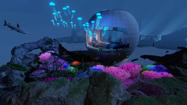 Beneath The Surface - Futuristic Underwater House Concept preview