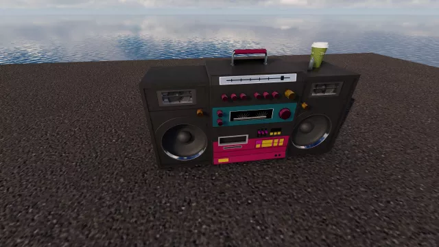 Retro Boombox preview